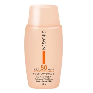 ضد آفتاب رنگی پوست نرمال و خشک ژیناژن No 2 بژ متوسط SPF 50