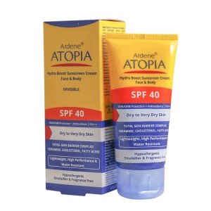 کرم ضد آفتاب SPF40 آتوپیا آردن مناسب پوست خشک 50 گرم