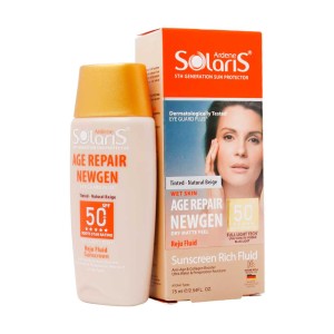 فلوئید رنگی ضد آفتاب و ضد چروک spf50 سولاریس آردن مدل ایج ریپیر نیوژن 75 میلی لیتر بژ طبیعی