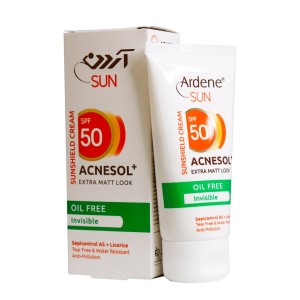 کرم ضد آفتاب آکنه سل آردن SPF50 مناسب پوست چرب ۵۰ گرم بدون رنگ