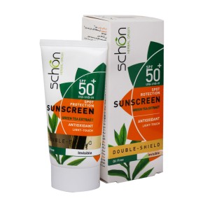 کرم ضد آفتاب دابل شیلد فاقد چربی SPF50+ شون 50 میلی لیتر بی رنگ