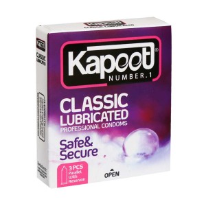 کاندوم کاپوت مدل Classic Lubricated 3 عددی