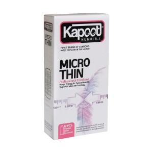 کاندوم کاپوت مدل Micro Thin تعداد 12 عدد