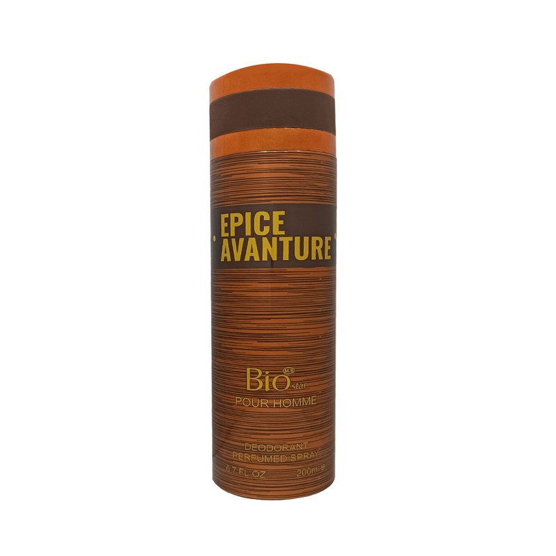 اسپری بدن مردانه بیو استار مدل EPICE AVANTURE حجم 200mL