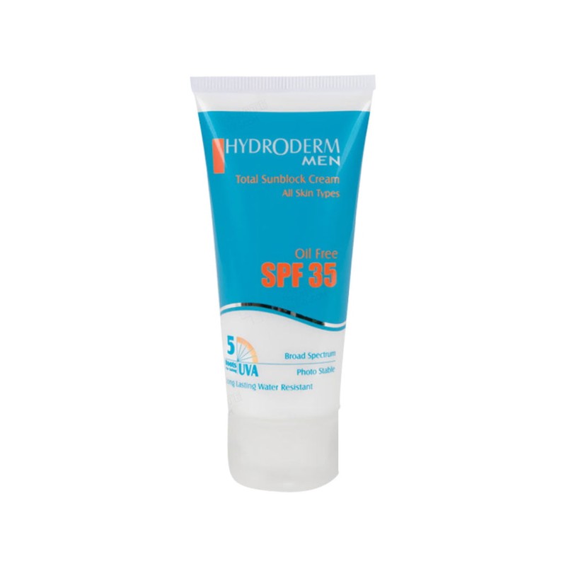 کرم ضد آفتاب آقایان هیدرودرم SPF35 حجم ۵۰ میلی لیتر