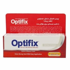کرم چسب اتصال دندان مصنوعی اپتی فیکس 40 گرم