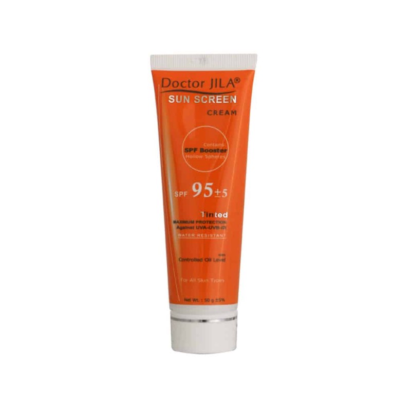 کرم ضد آفتاب SPF95  رنگی دکتر ژیلا با چربی کنترل شده 50 میلی لیتر