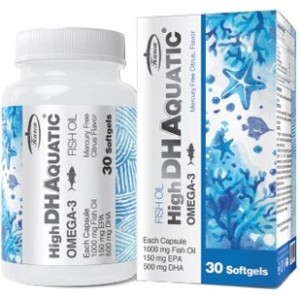 کپسول روغن ماهی حاوی DHA بالا آکواتیک کارن 30 عدد