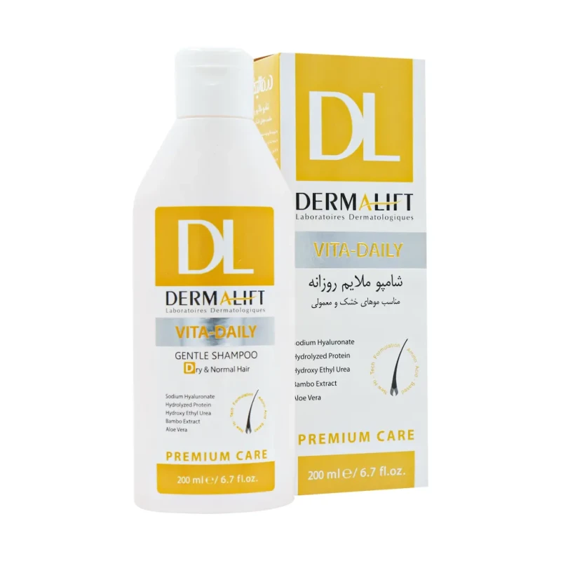 شامپو روزانه موی خشک و معمولی ویتا دیلی درمالیفت 200 میلی لیتر