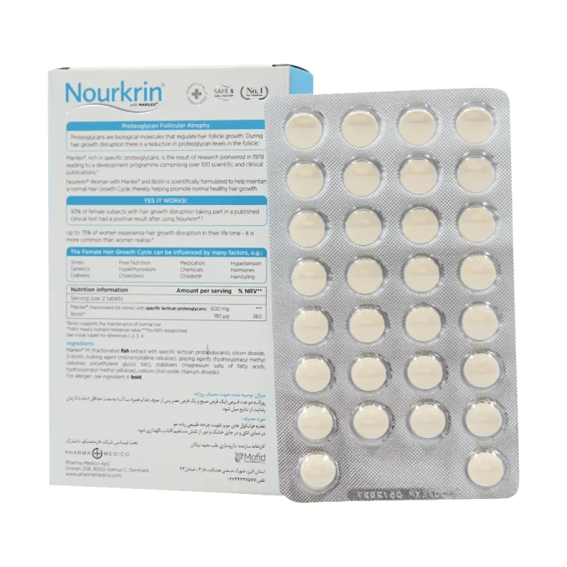 قرص نورکرین بانوان 60 عددی