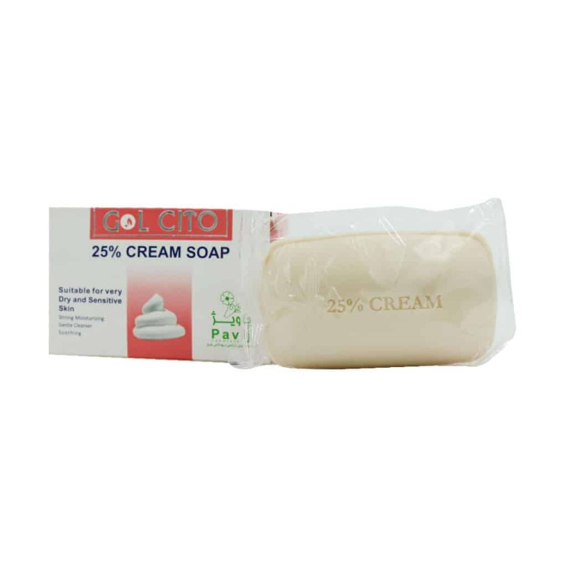 صابون کرم دار 25 درصد گل سیتو 100 گرم
