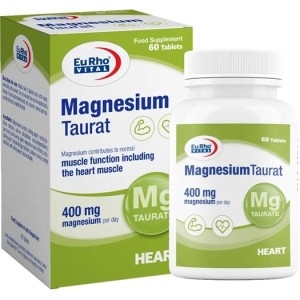 قرص منیزیم تائورات یوروویتال ۶۰ عددی