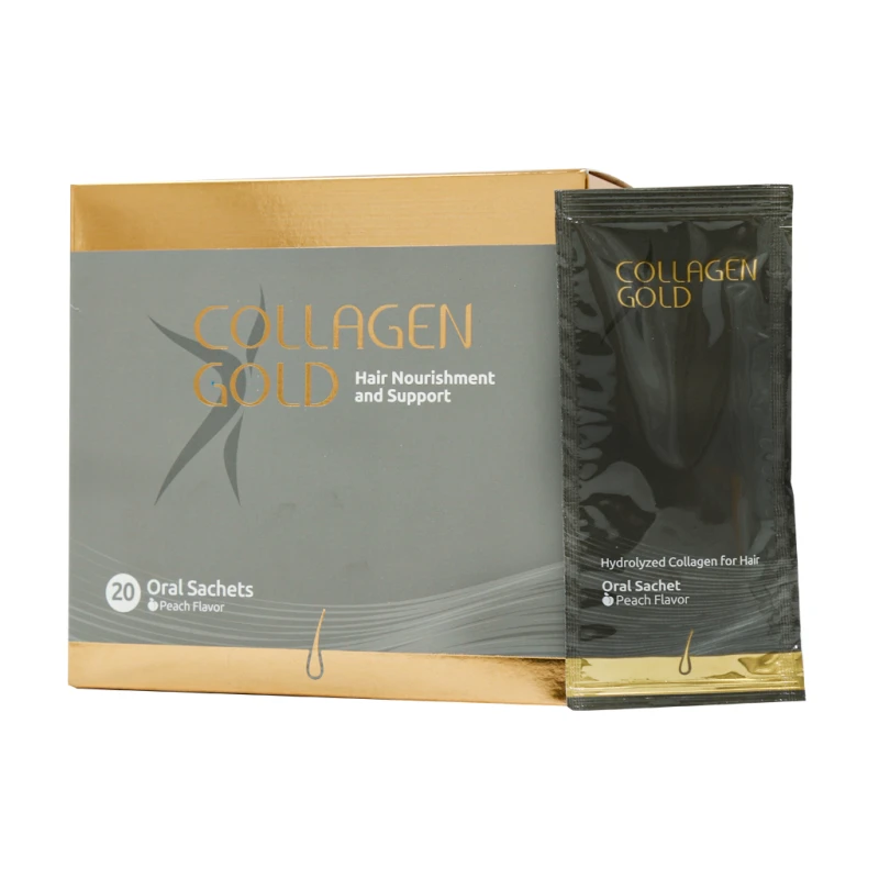 ساشه کلاژن گلد مو و ناخن آدریان 20 عدد