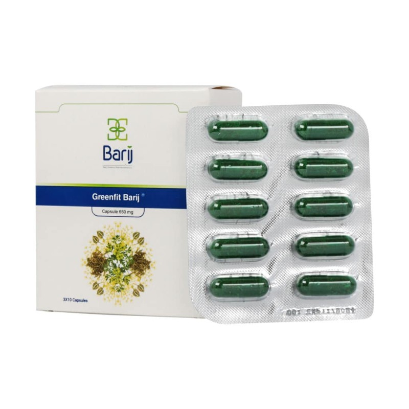 کپسول گرین فیت باریج اسانس 30 عدد